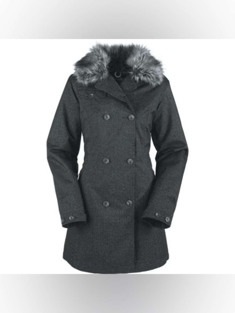 The North Face - Boulevard Winter Jacket in Graphite Grey. Medium. P2P 19”